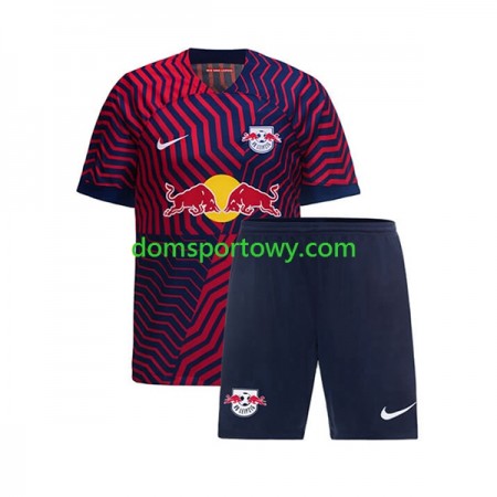 Koszulka RB Leipzig Dziecięcy Wyjazdowe Koszulki Piłkarskie 2023-2024 Krótki Rękaw